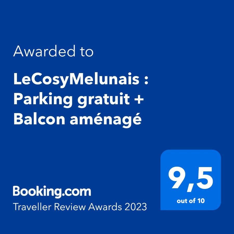 LeCosyMelunais : Parking gratuit + Balcon aménagé Esterno foto
